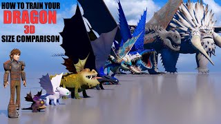 The Ultimate Showdown How to Train Your Dragon 3D Size Comparison in 2024 [upl. by Clerc]