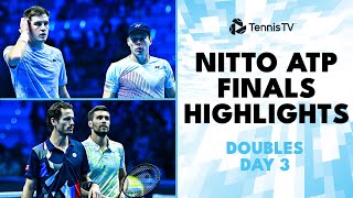 KoolhofMektic HeliovaaraPatten amp More Play  Nitto ATP Finals 2024 Doubles Highlights Day 3 [upl. by Nelyk653]