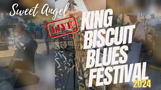 SWEET ANGEL LIVE AT THE KING BISCUIT BLUES FESTIVAL 2024  HELENA ARKANSAS [upl. by Euqinomad]