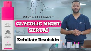 Transform Your Skin Overnight Drunk Elephants Framboos Glycolic Night Serum  Dr Somji Reviews [upl. by Pollie106]