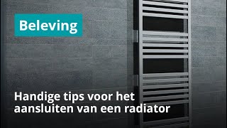 Radiator aansluiten en vervangen  Handige tips voor het afkoppelen en monteren [upl. by Fenny]