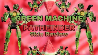 Green Machine Pathfinder Skin Recolor Showcase in Apex Legends [upl. by Euqinitram]