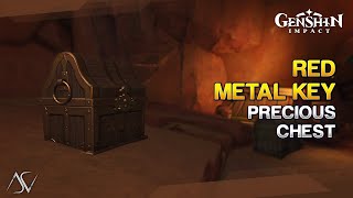 How to use Red Metal Key  Precious Chest  Genshin Impact [upl. by Ettelimay]