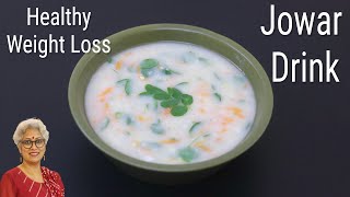 Healthy Weight Loss Drink  Jowar Flour Ambali Recipe  Sorghum Flour Recipes  Millet Recipes [upl. by Ydner770]