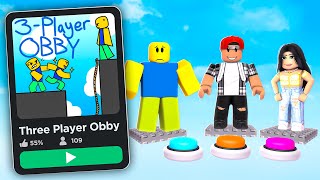 ROBLOX 3 PLAYER OBBY BUT I HAVE NO FRIENDS [upl. by Vaish664]