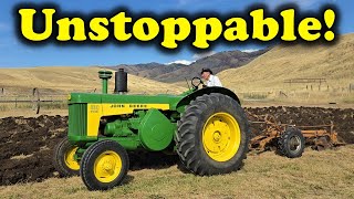 Dad Plowing with the John Deere 830 [upl. by Oys]