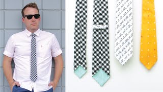 How to make a necktie for all ages  Skinny Tie and Classic Tie [upl. by Ahsotan]