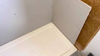 How to install a shower tray correctly [upl. by Norahs]