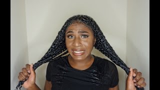 100 LAYERS OF GEL ON LONG KINKY NATURAL HAIR [upl. by Durware]