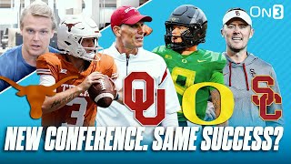 College Football Keys To SUCCEED Immediately In New Conference  Texas Oklahoma Oregon USC [upl. by Anastatius]