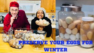 HOW TO WATER GLASS EGGS FOR LONGTERM STORAGE amp FREEZE eggs waterglass freezeeggs [upl. by Rosabella]