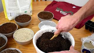 How to Make Inexpensive Sterile Starting amp Potting Mix Peat Vermiculite amp PerliteNo Fungus Gnats [upl. by Rabkin]