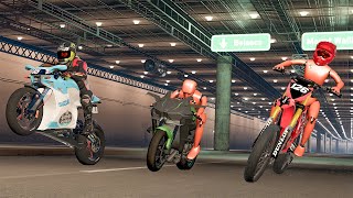 Motorbike Crashes 26  BeamNG DRIVE  SmashChan [upl. by Hsac]