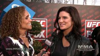 quotHaywirequot Star Gina Carano on Making Movies Pregnancy Rumors  Returning To MMA [upl. by Ahsocin595]