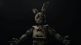 Springtrap Game Over Screen Arkham Knight Style  Original by jgems [upl. by Eima395]