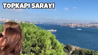 İSTANBUL ARKEOLOJİ MÜZELERİ YAKININDAKİ MUHTEŞEM BOĞAZ MANZARASI OLAN TOPKAPI SARAYI  FATİH TÜRKİYE [upl. by Enawd]