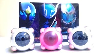 【仮面ライダーゴースト】眼魔アイコンセットだ！通常、カノン、ジャベル の3種！ヲタファの遊び方レビュー  Kamen Rider Ghost Ganma Eyecon Set [upl. by Namya500]