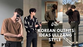 Cute korean outfits ideas ullzang style  Modest Outfit Ideas Korean Style Men Outfiters [upl. by Yatnuahs]