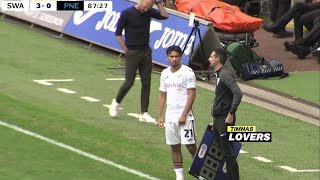 Nathan Tjoe Aon Main dimenit Akhir  Swansea 30 Preston North End English Championship Highlights [upl. by Ohaus826]