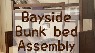 Bayside Twin Over Full Bunk Bed Assembly [upl. by Urbain]