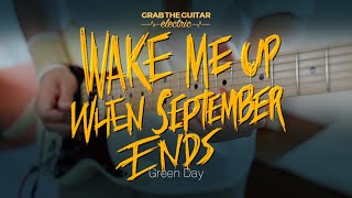 Wake Me Up When September Ends  Green Day Guitar Cover  TAB [upl. by Kalinda]