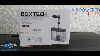 Boxtech air powered aquarium filter [upl. by Bihas]