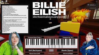 Roblox Piano  idontwannabeyouanymore by Billie Eilish [upl. by Damahom241]