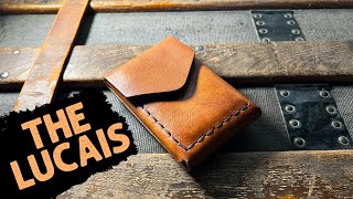 The Lucais from JJ Leathersmith is a cash carriers dream leather wallet Small batch handmade [upl. by Os]