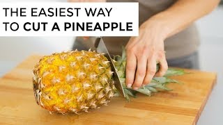 HOW TO CUT A PINEAPPLE  Clean amp Delicious [upl. by Florian]