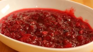 Cranberry Sauce Recipe  Laura Vitale  Laura in the Kitchen Episode 240 [upl. by Dyane719]