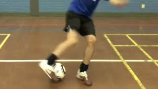 learn to do the Johan Cruijff turn  Football Soccer skills  How to do the Cruyff Drag Back [upl. by Sol]