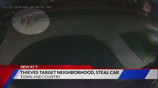 Car thieves target Town and Country neighborhood [upl. by Seema]