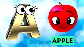 Abc Song  Abc Phonics Song For Toddlers  Alphabet Song for Kids  A for Apple  Nursery Rhymes [upl. by Tserrof]