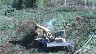 Tigercat 625C skidder [upl. by Ellierim]