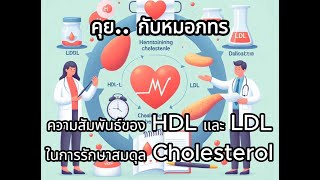 คุยกับหมอภทร สรุปความสัมพันธ์ของ HDL และ LDL ในกระบวนการแลกเปลี่ยน รักษาสมดุลของ Cholesterol [upl. by Ssew]