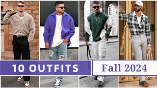 10 Latest Fall Outfit Ideas for Men 2024  Mens Fashion [upl. by Hyman]