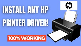 Download amp Install Any HP Printer Drivers 2023  HP Printer Software Installation Guide [upl. by Hairom524]