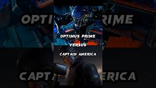 One of The Most Wanted Fight  Captain America Vs Optimus Prime [upl. by Elrebmik]