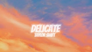 Taylor Swift  Delicate  Cover song with lyrics video [upl. by Cam]