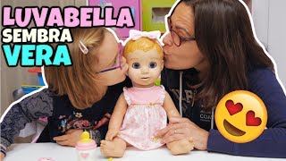 Giochiamo con LUVABELLA la BAMBOLA CHE SEMBRA VERA [upl. by Moe]