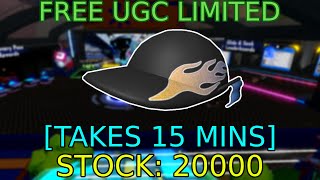 FREE UGC LIMITED TAKES 15 MINS amp 20K STOCK HOW TO GET Racers Cap IN Walmart Discovered ROBLOX [upl. by Hseyaj]