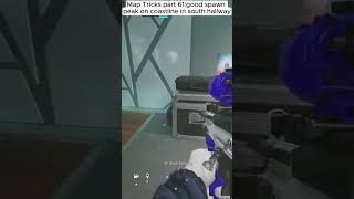 Map Tricks part 61good spawn peak on coastline in south hallway [upl. by Sesylu]