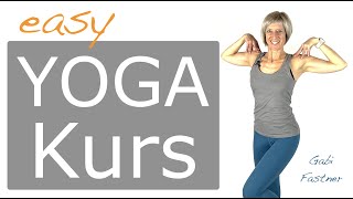 〽️18 min easy Yoga Kurs  ohne Geräte im Stehen  auch für Übergewichtige [upl. by Deidre]