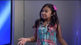 Meet the little girl winning hearts across the country on Americas Got Talent [upl. by Allare]