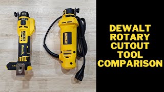 Dewalt Rotary Cutout Tool Comparison [upl. by Garey]