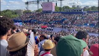 Augie Roepkes video Paris Olympics Nathan Chen getting gold medal from 2022 Olympics [upl. by Merna]