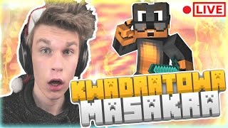 LIVE   KWADRATOWA MASAKRA  CZO TE KROWY O  Minecraft 111 [upl. by Mungam783]