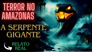 Relato CHOCANTE Encontro com Cobra Gigante na Amazônia [upl. by Addiel]