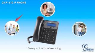 GXP1610 Small Business IP Phone from Grandstream [upl. by Lleoj]