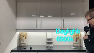 LED Lighting Colour Temperature Comparison Warm Cool Daylight 4K [upl. by Ahsinawt]